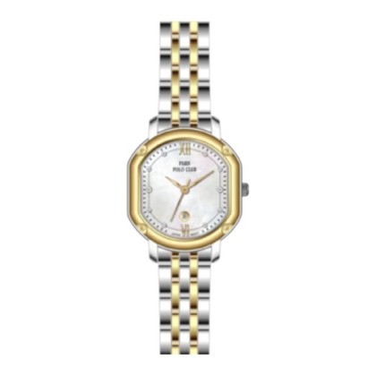 Paris Polo Club PPC-DA02-GD-WE Silver Bracelet Women Watch